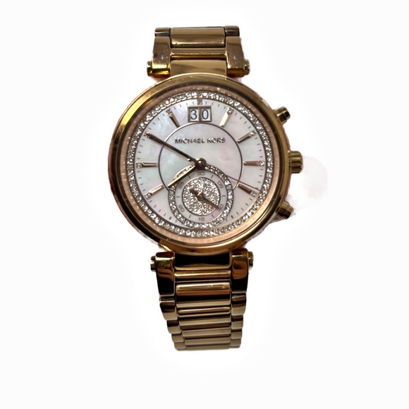 Michael Kors Jewelry - MICHAEL KORS ROSE GOLD CHAIN WATCH